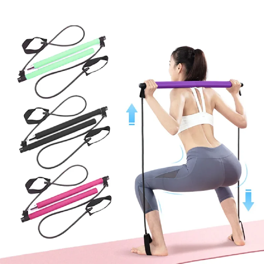 Pilates And Yoga Combined - Combinaison de barre de Pilates multifonctionnelle,