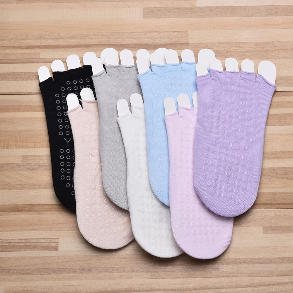Pilates Yoga Class - Chaussettes de yoga antidérapantes en coton