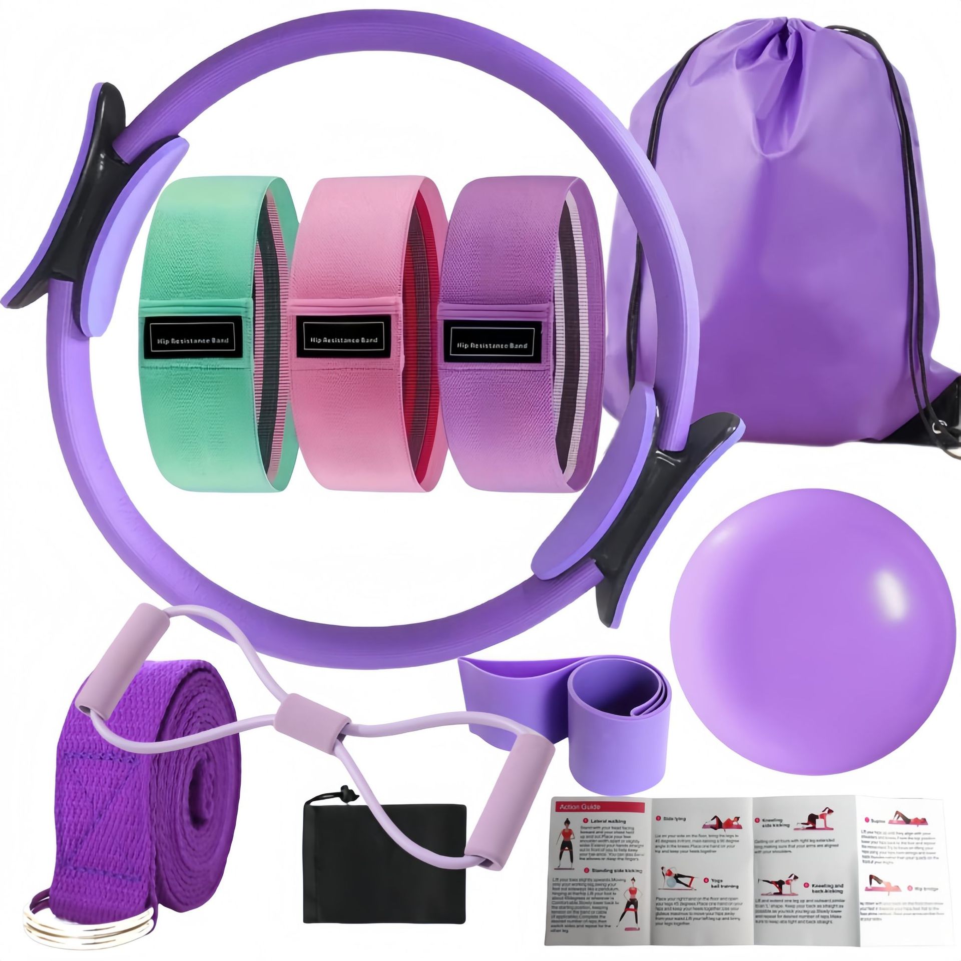 Nouveau Ensemble de 10 pièces  - Pilates And Yoga Combined avis et prix